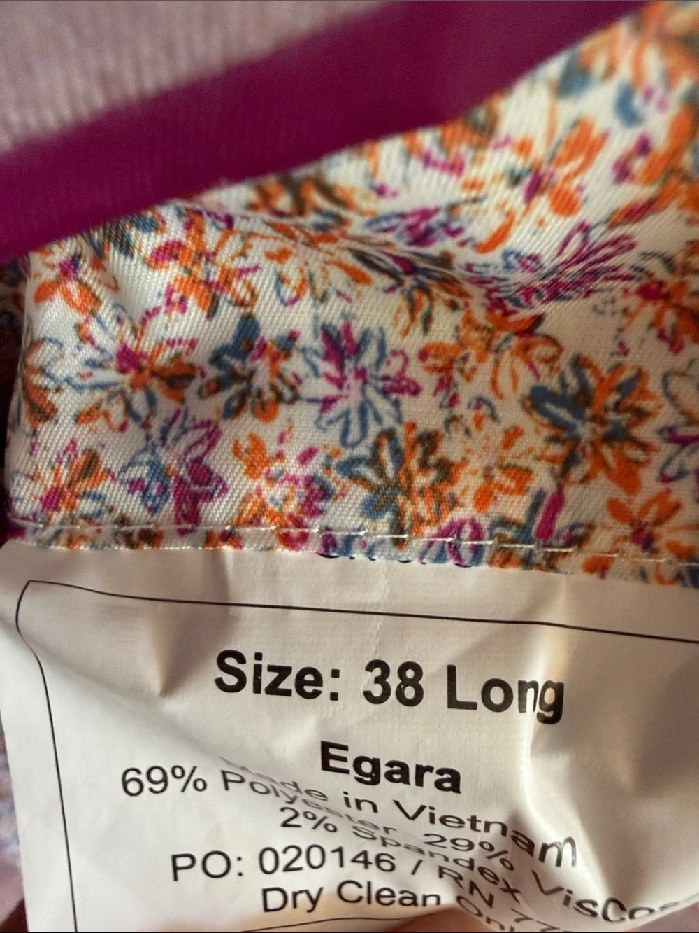 Egara Light Blush Pink Two-Button Sport Coat
